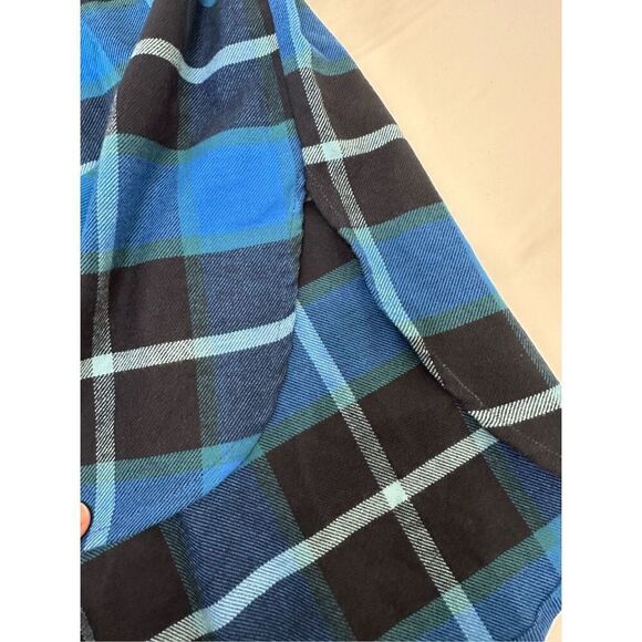 NWT Lita by Ciara Plaid flannel button up Shirt Size S - Picture 7 of 10
